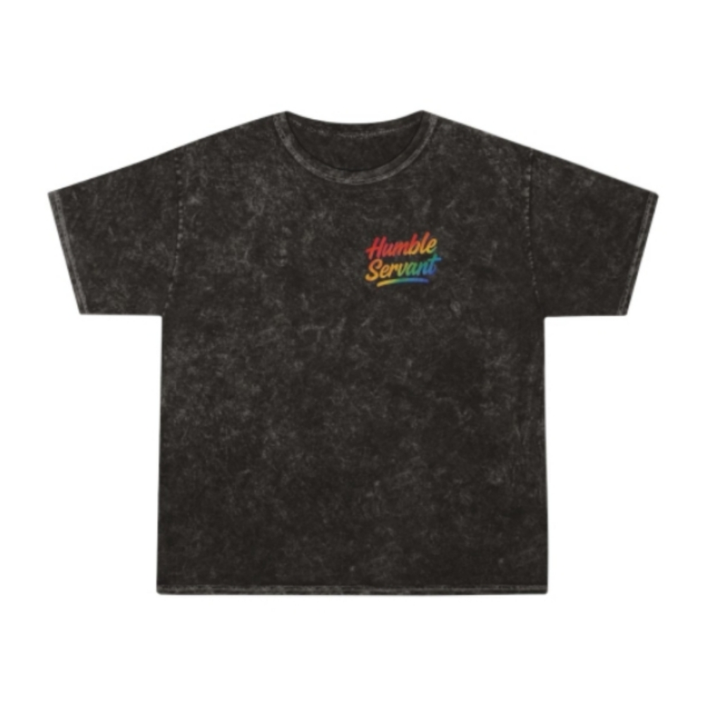 Mineral Wash T-Shirt - Humble Servant Design For Believers Of The Way